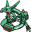 A GSC-style sprite of Rayquaza