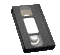 A spinning VHS tape