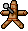 A voodoo doll stabbed with a pin