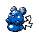 A GSC-style sprite of Azurill