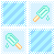 Blue popsicle