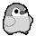 A baby Emperor penguin does a somersault