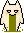 Green vomit dribbles from a cat's mouth