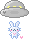 A rabbit gets abducted by aliens