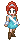 Chappell Roan from the cover of The Rise and Fall of a Midwest Princess in an alt version of the outfit and without the bouquet.
