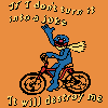 A tiny Grover (from Sesame Street) captioned with 'If I don't turn it into a joke it will destroy me'