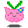 Hoppip with a flower