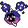 A Crystal-style animated sprite of Cosmog