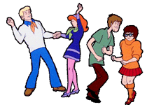 The Mystery Gang dancing