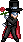 Tuxedo Mask with a rose at the ready
