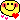 A besotted smiley face bouncing