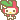 My Melody holds a leaf over her head