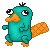 Perry the Platypus in pet mode