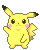 A pikachu waving hello
