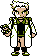 A GSC-style sprite of Professor Willow