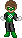 Hal Jordan as Green Lantern