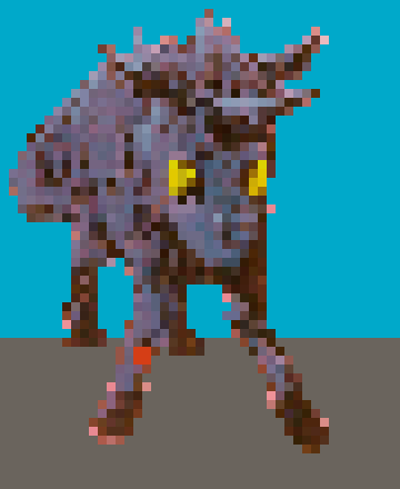 The injured baby unicorn