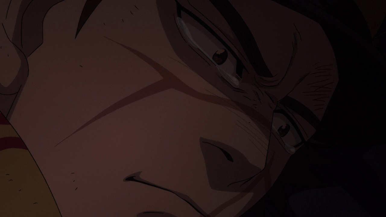 Sugimoto silently tears up.