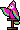 Polly the Parrot doing the 'Objection!' pose