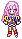 Utena in her blue manga outfit