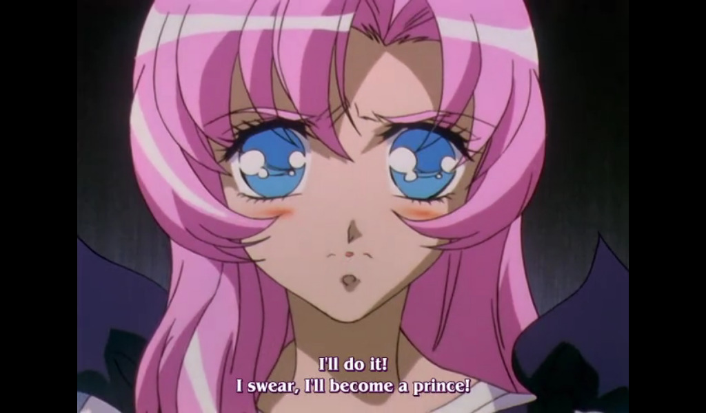 Utena: I'll do it! I swear, I'll become a prince!